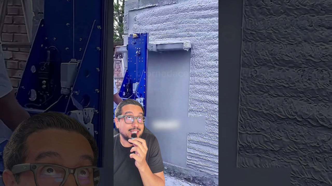 Máquina de reboco é a nova revolução da construção