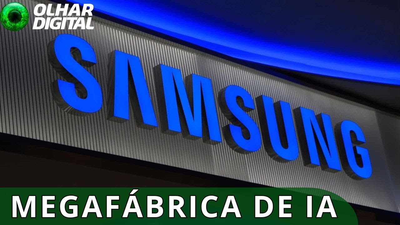 Megafábrica de IA: projeto une Samsung e Nvidia
