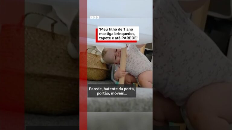 'Meu filho de 1 ano mastiga tapetes, brinquedos e até paredes'