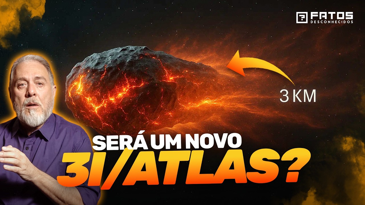 Novo OBJETO é detectado no ESPAÇO e ele tem 3 KM de DIÂMETRO!