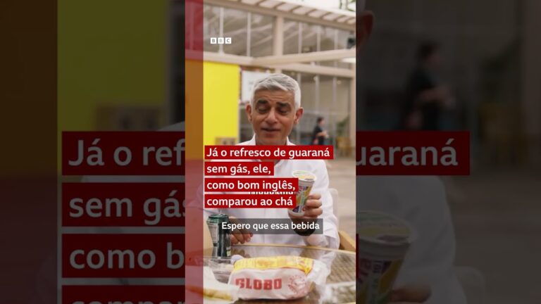 No Rio de Janeiro, prefeito de Londres diz que guaraná é "horrível" 🥤🇧🇷