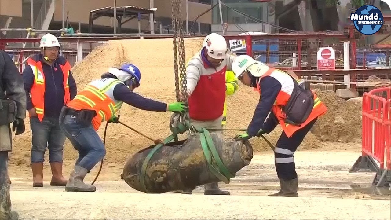 Isso foi encontrado durante uma construção e fez todos ficarem em ESTADO DE ALERTA