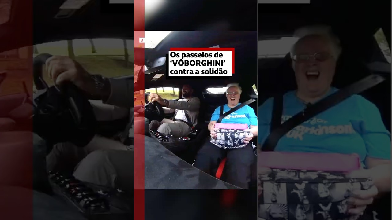 Os passeios de 'vóborghini' contra a solidão