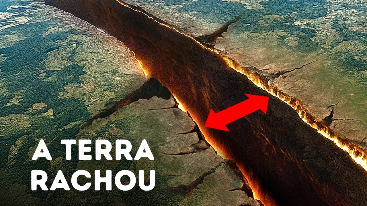 Por que há uma lacuna reta no meio da Escócia