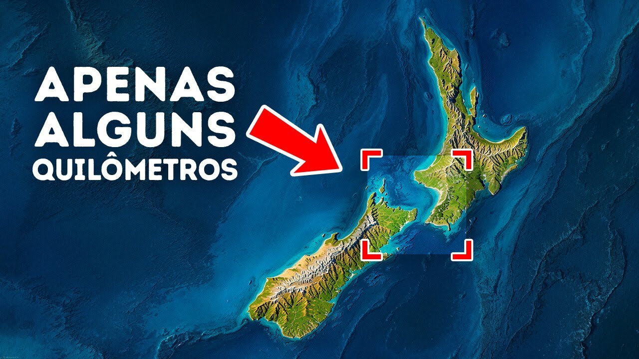 Por que não é possível dirigir entre as ilhas da Nova Zelândia