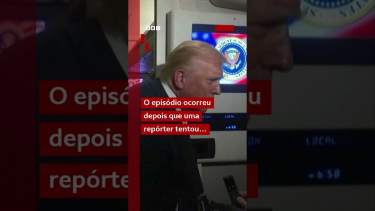 "Quieta, porquinha", diz Trump a repórter ⚠️🇺🇸