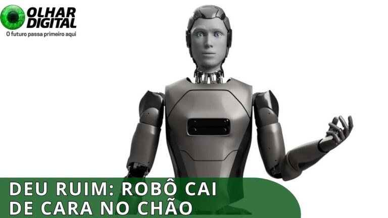 Robô humanoide cai de cara no chão durante estreia