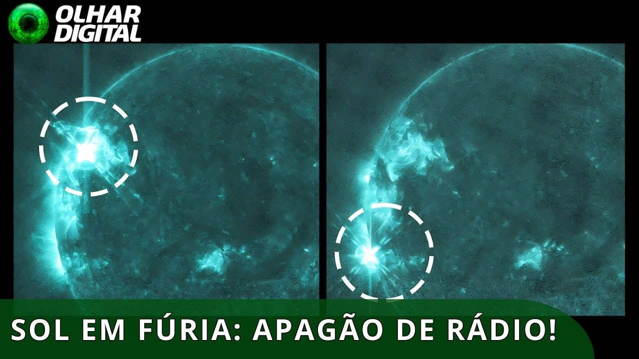 Explosões violentas no Sol causam apagão de rádio em várias partes do mundo