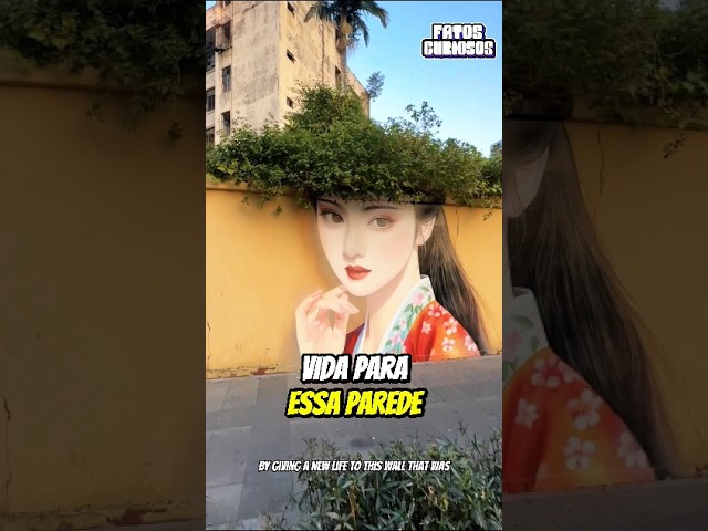 Esse Garoto Impressionou a Todos ao Dar Uma Nova Vida Para Essa Parede Abandonada