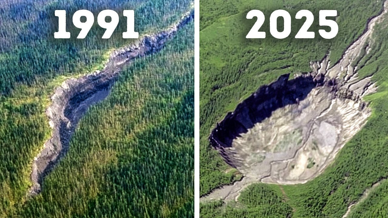 Buraco misterioso que continua a engolir a floresta - ninguém consegue detê-lo