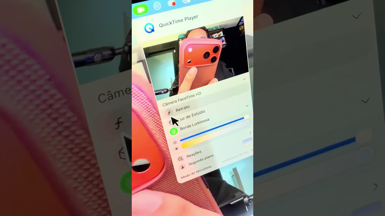 Agora você pode ter um ring light no seu MacBook