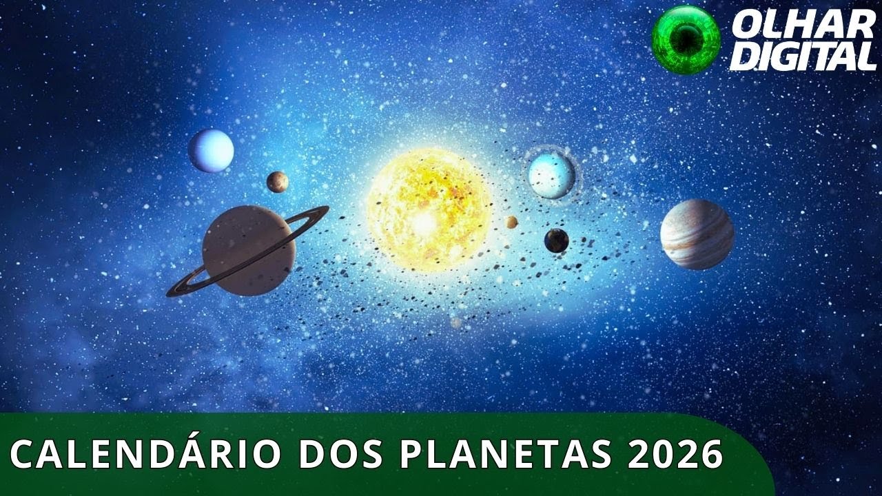 Calendário dos planetas 2026: mês a mês do que acontecerá com nossos vizinhos de sistema