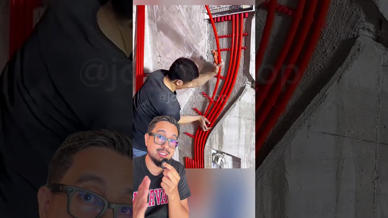 Assim que os chineses organiza as fiações elétricas em casas novas