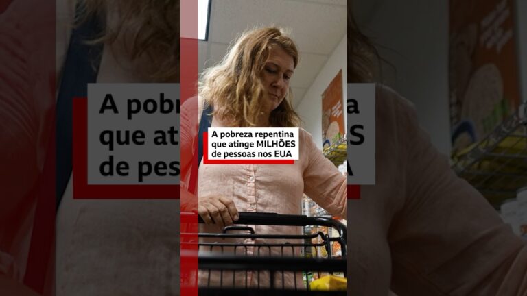 A 'pobreza' repentina que faz milhões de pessoas nos EUA dependerem de ajuda para não passar fome
