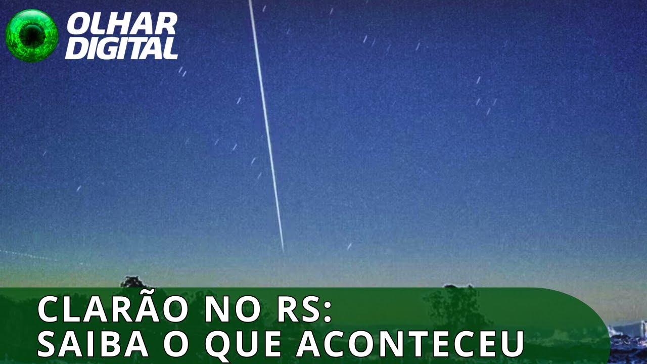 Clarão cruza o céu do RS e gera especulações