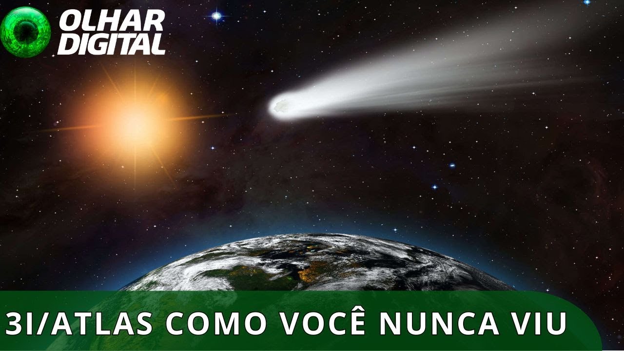 Fotos mostram o 3I/ATLAS antes de sua aproximação com a Terra