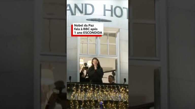 Venezuelana María Corina fala à BBC após ganhar Nobel da Paz 🇻🇪