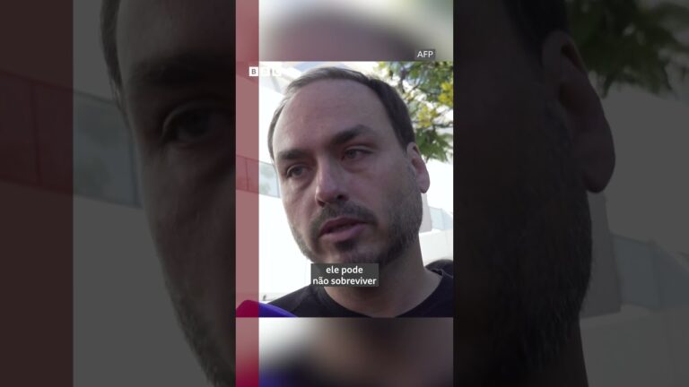 'É meu pai, quero que fique vivo', diz Carlos antes de cirurgia de Bolsonaro