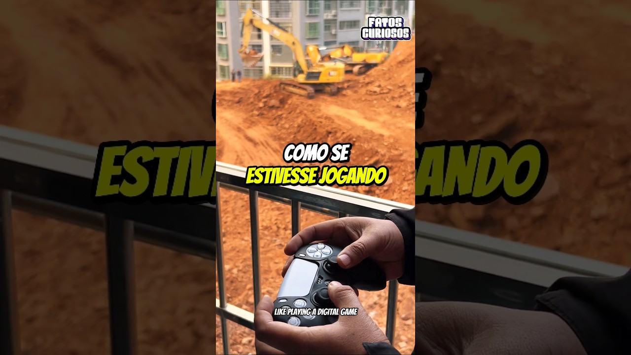 🎮 Ele Transformou Sua Escavadeira Em Um Videogame Da Vida Real 🏗️