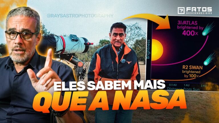 Fotógrafo independente registra detalhes inéditos do objeto interestelar 3I/Atlas!