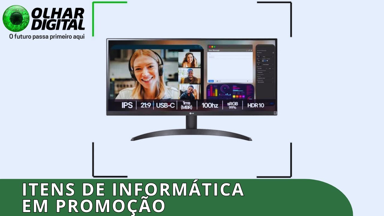 Notebook, webcam e impressora: itens de informática em oferta!