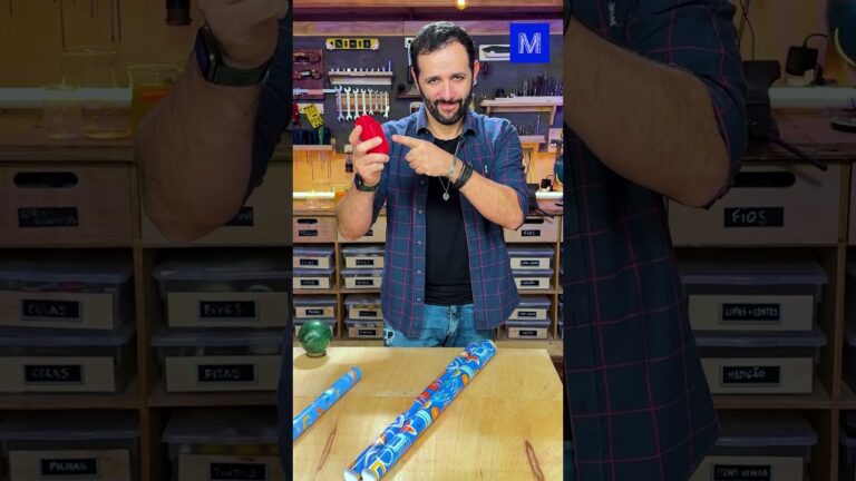 NUNCA mais CORTE PAPEL de PRESENTE TORTO!