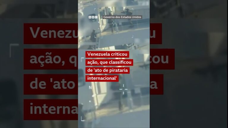 O momento em que EUA tomam petroleiro da Venezuela