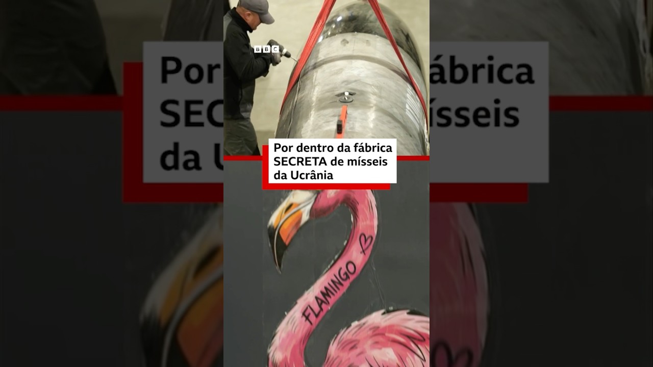 Por dentro de fábrica secreta de mísseis da Ucrânia