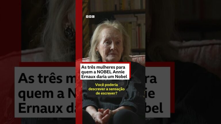 Quem a Nobel Annie Ernaux acha que merece um Nobel? 📚