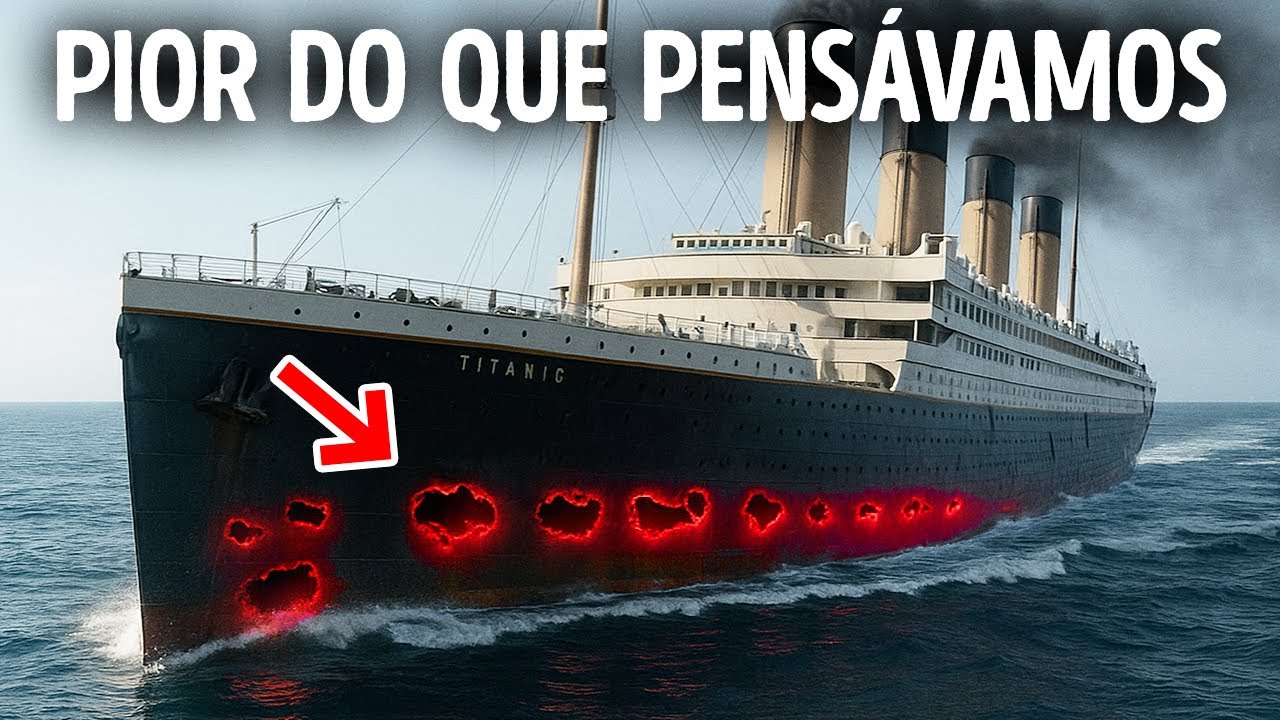 Nova varredura em 3D revela os minutos finais do Titanic - o que realmente aconteceu