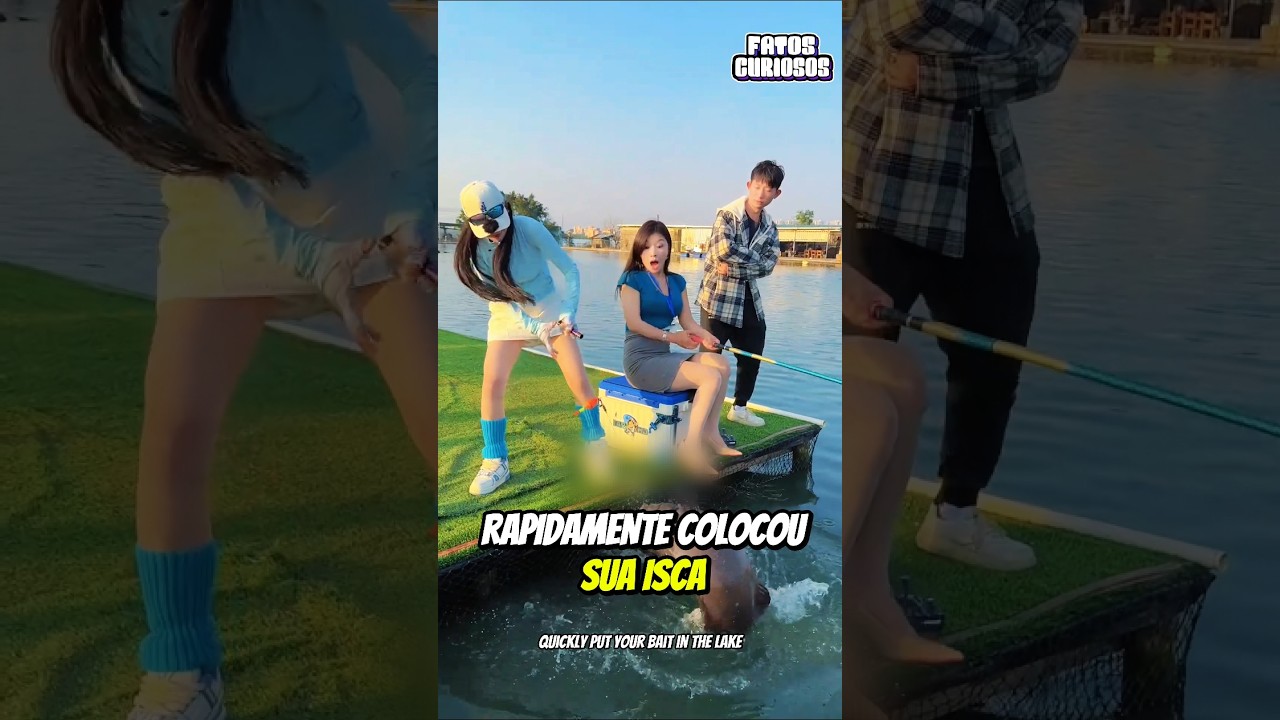 🎣 SORTE DE INICIANTE OU PURA EXPERIÊNCIA? Ela Pescou Um Gigante De 30 kg Em Segundos 😲