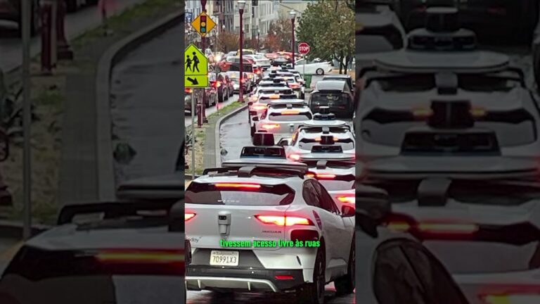 Robotáxis ficam paralisados durante apagão nos EUA