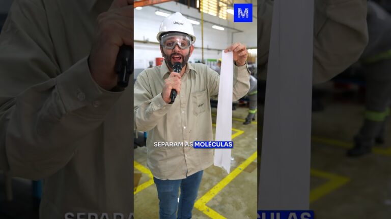 Uma SUPER MEMBRANA que SEPARA o SAL da ÁGUA!