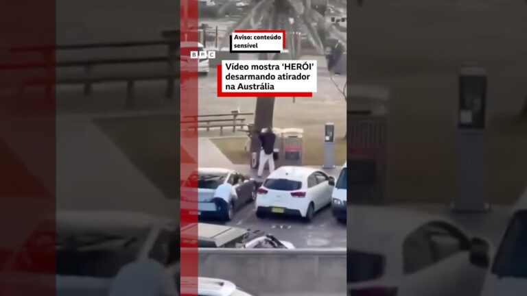 Vídeo mostra ‘herói’ desarmando atirador na Austrália