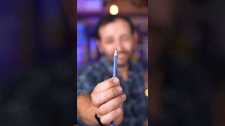 Você JOGA FORA mais da METADE do LÁPIS!