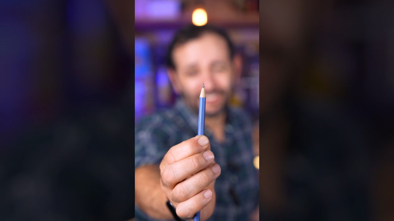 Você JOGA FORA mais da METADE do LÁPIS!