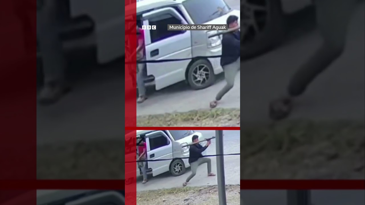 O momento em que prefeito nas Filipinas é atingido em ataque com lança-foguetes