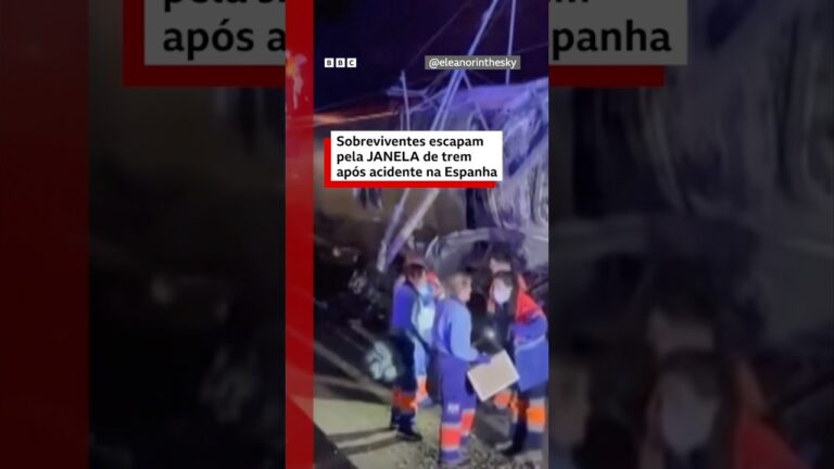 A colisão entre trens de alta velocidade na Espanha que deixou pelo menos 39 mortos 🚨🚆🇪🇸
