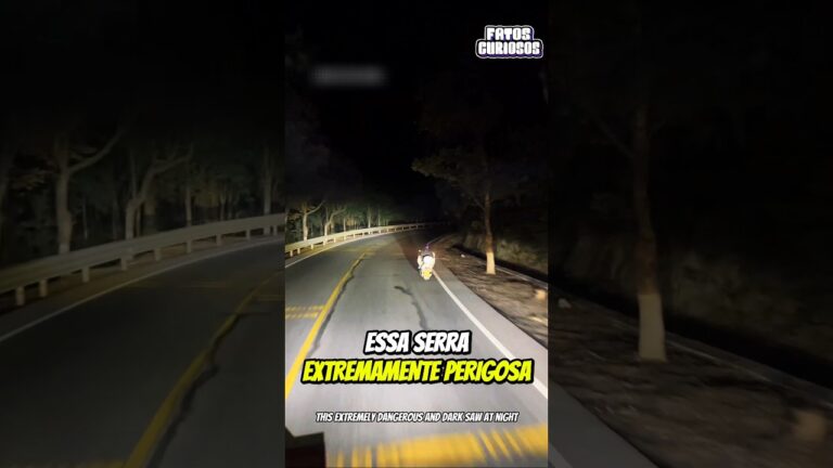🚛 UM ANJO NA ESTRADA! Protegeu-o na escuridão da serra 🌙✨