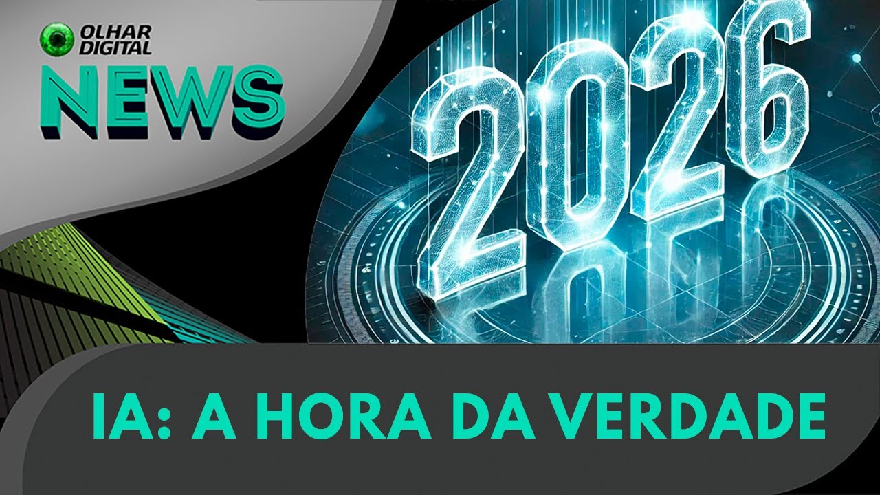 Ao vivo | 2026 será o ano das IAs de novo. Mas… | 05/01/2026