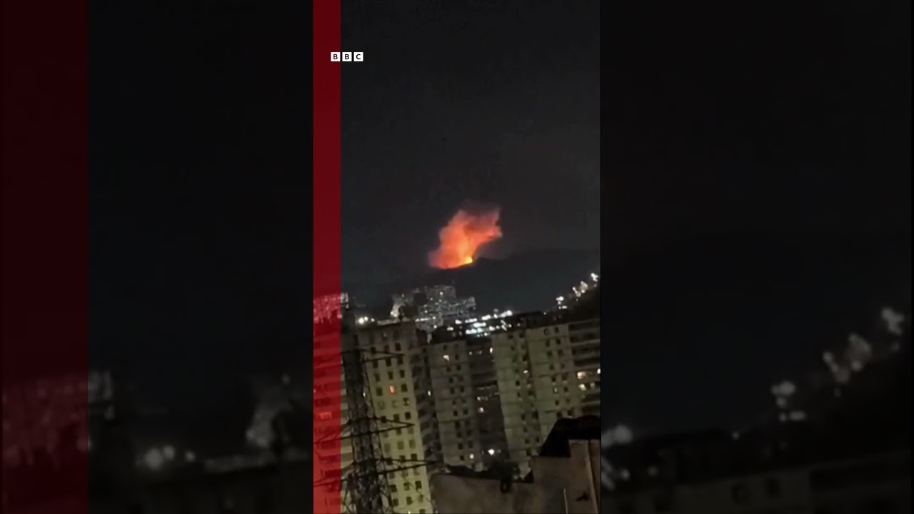 Ataque à Venezuela: vídeo mostra explosões e fumaça nos céus de Caracas