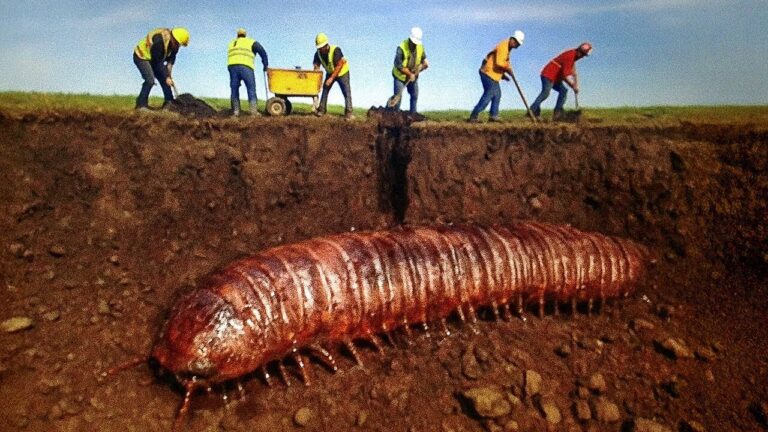 Cientistas encontraram fósseis de uma centopeia do tamanho de um carro