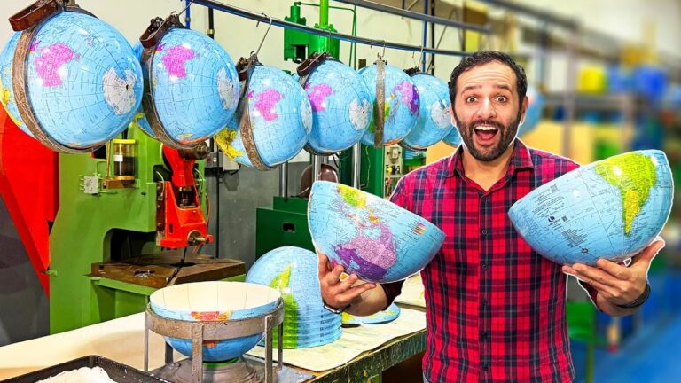 COMO é FABRICADO um GLOBO TERRESTRE? #Boravê