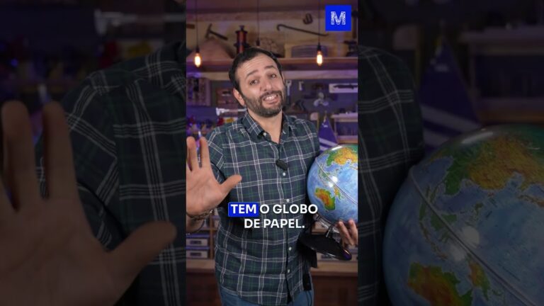 COMO m MAPA PLANO vira um GLOBO TERRESTRE?