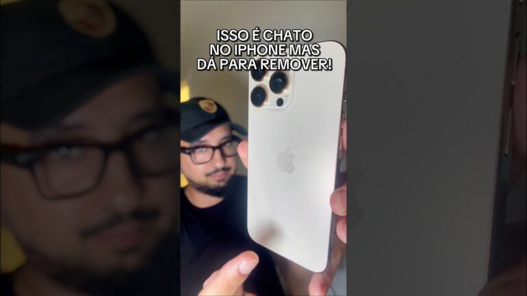 Desativa isso quando você comprar um iPhone