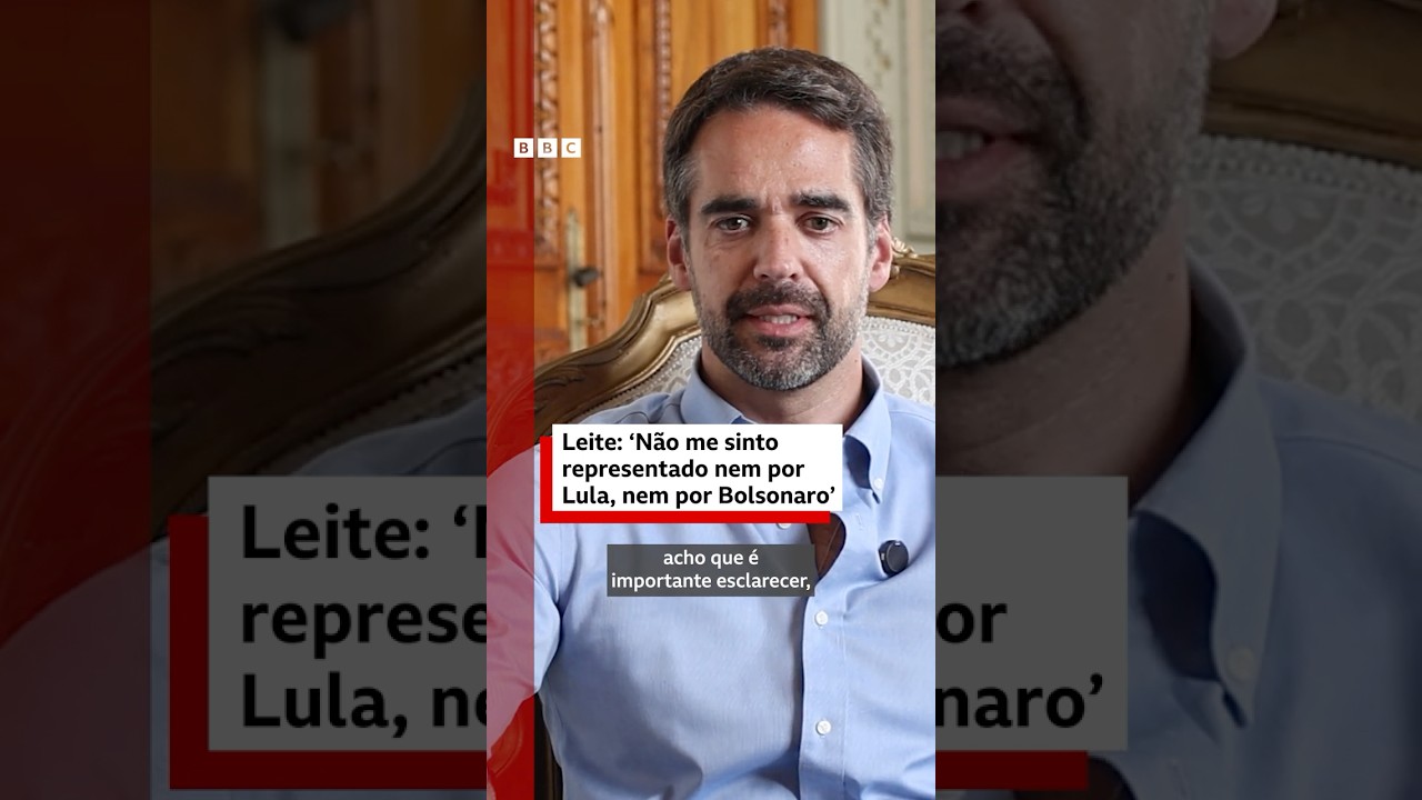 Eduardo Leite: 'Não me sinto representado nem por Lula nem por Bolsonaro'