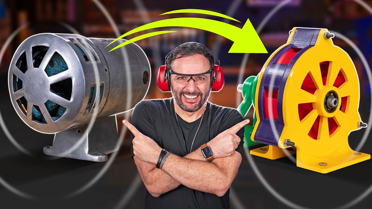 ENGENHARIA REVERSA: copiamos uma SIRENE INDUSTRIAL!