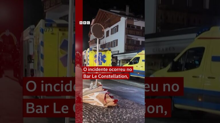 Cerca de 40 pessoas morreram após incêndio em estação de esqui na Suíça