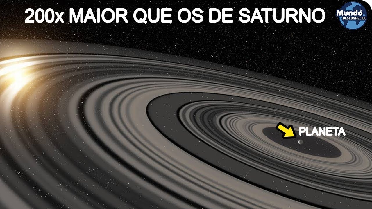 Cientistas descobrem planeta com sistema de anéis 200 vezes maior que o de Saturno!