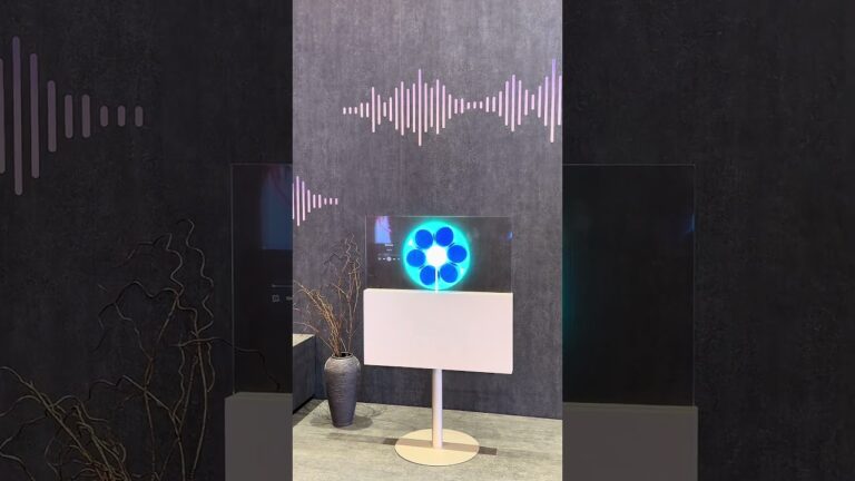 Essa é a primeira TV de Led transparente do mundo